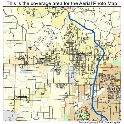 bentonville ar map